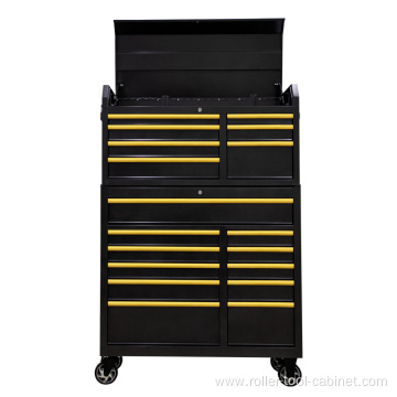 Golden Tool Chest and Roller Cabinet Combo